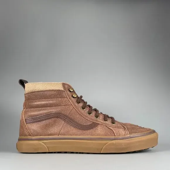 VANS Sk8 Hi MTE-1 Men's Size 11 Brown Leather Outdoor Hiking Sneakers Casual EUC - Picture 6 of 9